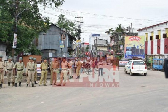 24 hrs strike : Security beefed up across state